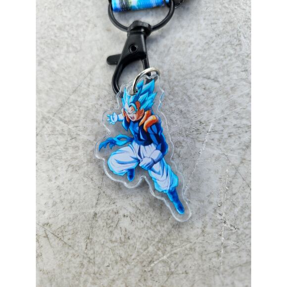 Japan Anime Dragonball Neck Strap Lanyard Blue & White Fabric One Size Unisex - Picture 4 of 6